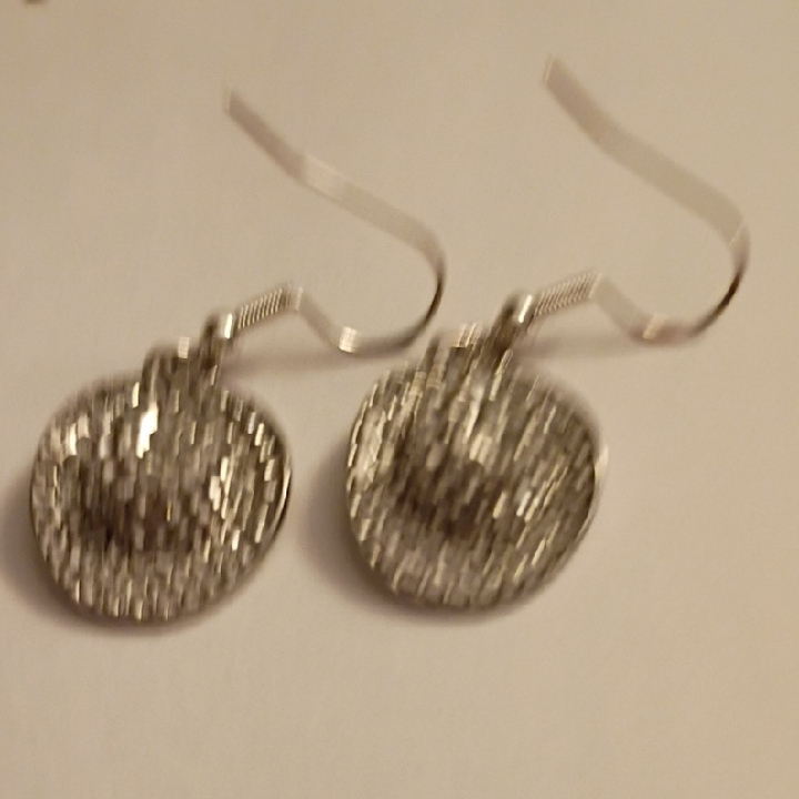 Elegant Silver Cowgirl Hat Dangle Earrings 8$